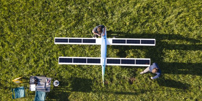 Drone Powered by Solar Energy